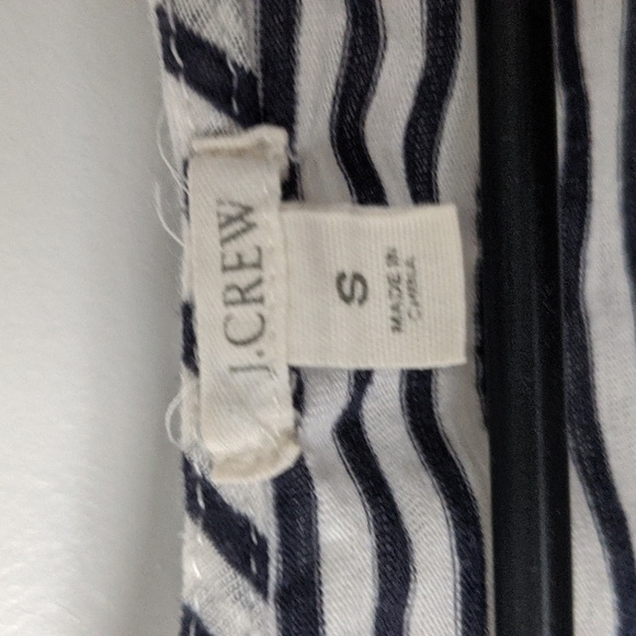 J CREW Sequin Striped TankTop Size Small - Picture 3 of 3